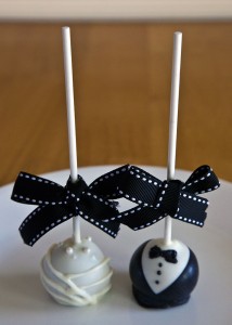 wedding cake pops