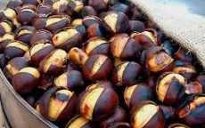 castagne si aprono a croce