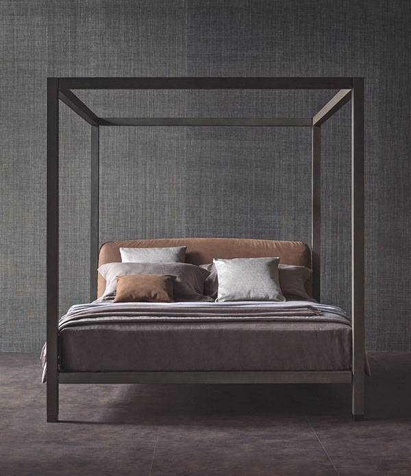 letto a baldacchino di design "Ari" by Flou